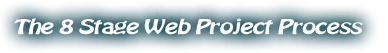 The 8 stage web project process